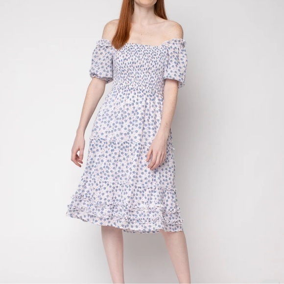 SALE I Boutique San Francisco floral midi dress NWT - Picture 1 of 5